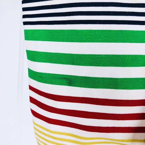 Vintage 90's Tommy Hilfiger Striped Bag - Picture 11 of 12